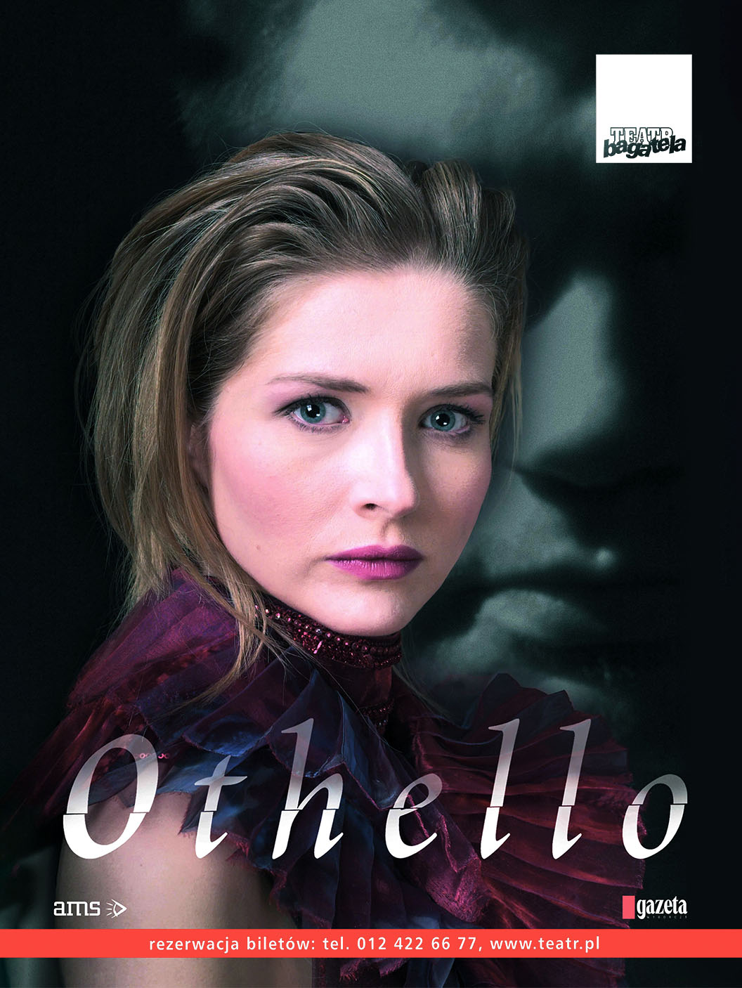 Plakat do spektaklu Othello Urszula Grabowska